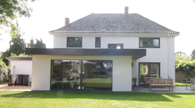 Internorm HF310 Home Pure windows & Solarlux SL60e bifolding doors, Andover, Hampshire